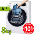 Samsung WW8HK6400QW Waschmaschine (8Kg,1400 U/Min A+++,Nachlegefunktion) für 399,90 € inkl Versand (statt 552,00 €)