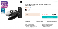 Eis DE: Satisfyer Double Fun Partnervibrator mit App & Fernbedienung + 6 Gratisartikel für 0 € (MBW 29,95 €) 🍨