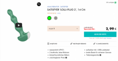 Eis DE: Satisfyer Lolli-Plug 2 Analvibrator in Grün mit App & 6 Gratisartikel für 2,99 € (MBW 29,95 €) 🍨