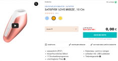 Eis DE: Satisfyer Love Breeve Druckwellenvibrator in Orange 10 cm & 6 Gratisartikel für 0 € (MBW 29,95 €) 🍨