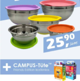 Schüsselset + 2x CAMPUS-Tüte Home für 25,90 + Versand