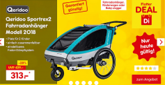Qeridoo Kidgoo2 Fahrradanhänger Modell 2018 günstig bei Netto