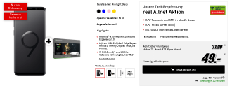 Vodafone real Allnet mit 8GB Daten für mtl. 36,99 Euro + Samsung Galaxy S9+ & Xbox One X Fallout 76 Bundle für nur einmalig 49,- Euro