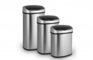 Sensor Mülleimer aus Edelstahl in Silber 38, 48 oder 58 Liter ab 45,99€