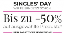 Parfümerie Pieper Singles’ Day: Bis zu -50% auf ausgewählte Produkte