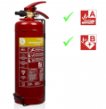 Smartwares SB2 Feuerlöscher Brandklassen A und B (feste & flüssige Stoffe), DIN EN3 konform, 2 Liter Schaum für 20,99€ (Prime)