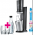 SodaStream Crystal 2.0 Wassersprudler + 2 Karaffen + 2 Gläsern+ Co² Zylinder für 74,99 € inkl Versand