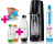 SodaStream Easy Wassersprudler + CO2- Zylinder + 2x 1 L PET-Flasche + 2x 0,5 L PET-Flasche + 6x Sirupproben, schwarz für 54,95€ inkl. Versand