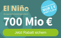 Spanische Dreikönigslotterie: El Niño mit 700Mio. € Gewinne 🤑 für 1€ statt 4,50€ Neu & Bestandkunden