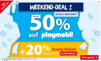 Spiele Max: bis zu 50% Rabatt auf Playmobil + 20% Zusatz-Rabatt
