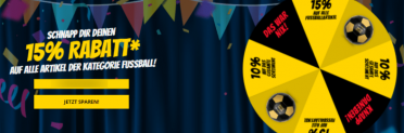 Sportspar Glücksrad: Täglich bis zu 10% auf alles gewinnen