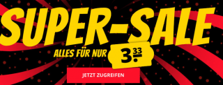 Sportspar! Jedes Teil nur 3.33€ im Mega Sale z.B. PUMA Herren Sport Trikot