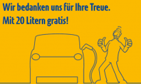 Jet Tankstellen: Jeden Tag 20 Liter Gratis Tanken pro Person