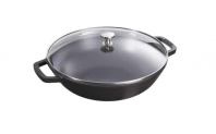 Staub Gusseisen Wok (30 cm, mit Deckel, Induktionsgeeignet,Made in France) – für 83,72€ inkl. Versand statt 119,55€