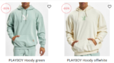 Playboy Hoody in Grün & Weiß – Stylische Unisex Hoodies für je 15,94€!