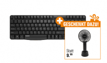 RAPOO 18177, Tastatur + Maus Set + Gratis Ventilator für 11,00€