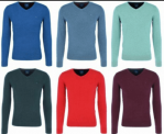 Tom Tailor Herren Basic V-Neck Sweater aus 100% Baumwolle in 7 Farben für 19,99€ inkl Versand ( statt 32,00€)