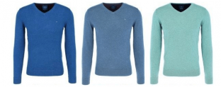 Tom Tailor Herren Basic V-Neck Sweater aus 100% Baumwolle in 7 Farben für 19,99€ inkl Versand ( statt 29,99€)