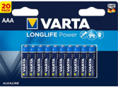 VARTA Longlife Power AAA Micro LR03 Batterie (20er Pack) für 6,53€ inkl. Prime Versand