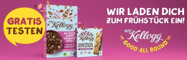 Gratis: W.K.Kellogg® Produkte kostenlos ausprobieren dank Cashback