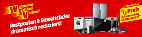 Media Markt WSV über 8.000 Angebote mit starken Rabatten solange der Vorrat reicht