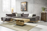 Zandiara Wohnlandschaft (Größe: 226/292 cm, dunkelgrau mit Bettfunktion) – für 1.119,30€ inkl. Versand statt 1.599€