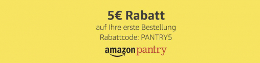 PRIME Exklusiv: 5€ Rabatt beim Einkauf von Amazon Pantry Produkten (Mindestbestellwert 30€)