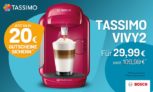 Sparangebot: TASSIMO VIVY 2 inkl. Gutscheinen im Wert von 20 €*