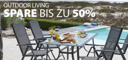 Bis zu 50% Rabatt auf Gartenmöbel im dänischen Bettenlager