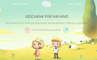 Kostenloses personalisiertes Malbuch ❤️ für die Kleinen