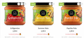 Little Lunch Limited Grill-Editionen für je 2,69 € (statt 2,99 €) + Gratis Versand ab 12 Suppen