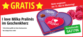 GRATIS Milka Pralinés
