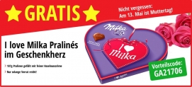 GRATIS Milka Pralinés