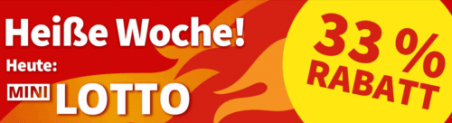 Lottohelden: 33 % Rabatt auf MiniLotto 36 Felder für 12 € statt 18 € (Neu- & Bestandskunden)