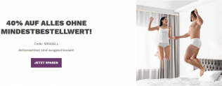 mybodywear: 40% Rabatt auf alles ohne Mindestbestellwert