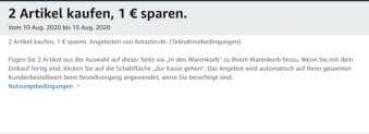 Amazon: 2 ausgewählte Nivea Produkte kaufen, 1€ sparen