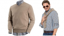 Otto Kern – Set Pullover & Hemd (3 Farben, Gr. M – XXXL) – für 36,74€ inkl. Versand statt 49,99€