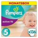 Pampers Active Fit Windeln | Monatsbox für 36,99 € statt 50,99 €