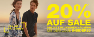 Peek & Cloppenburg*: Sale mit bis zu 50 % Rabatt + 15 % Extra-Rabatt für Mitglieder (INSIDER)