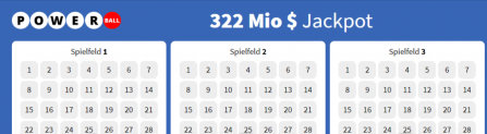 Lottohelden Neukunden: 462 PowerBall-Chancen für 1 € (322 € MIO Jackpot💸)