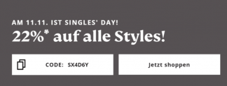 s.Oliver Singles Day: 22 % Rabatt auf Alles (auch auf Sale)