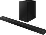 Samsung HW-T450 Soundbar & Subwoofer (2.1 Kanäle, 300 W, DTS,Dolby Digital, Aktiver Subwoofer) – für 125€ inkl. Versand statt 132,90€