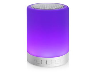 Smooz Can, mobiler Bluetooth-Lautsprecher, mit LED-Beleuchtung, Farbwechsel
