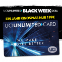 Black Week Deal: UCI Unlimited Card – Kino bis zum geht nicht mehr – für 199,00 € statt 280,80 €