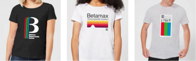 verschiedene Betamax T-Shirts für Damen & Herren – nur 10,99€ + gratis Versand