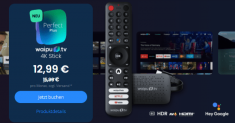 waipu TV Perfect Plus inkl. Pay-TV Sender für 12,99€ mtl. (statt 15,99€) + GRATIS waipu 4K TV Stick