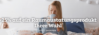 Mömax: 25% Rabatt auf alle Raumausstattungsprodukte